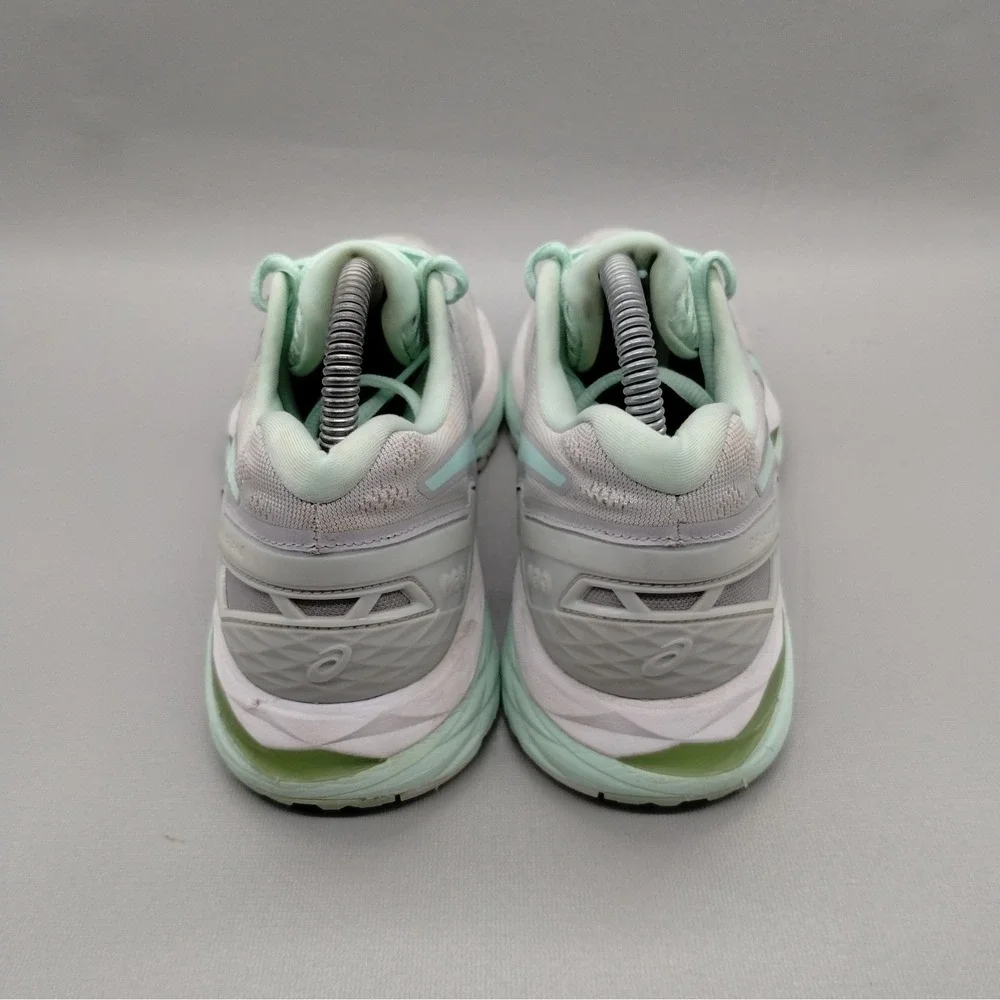 ASICS Gel-Kayano 23 Silver Mint Green Running Shoes Women 9 Athleisure Sports
